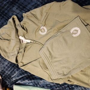 PINK Victoria's Secret Hoodie Shorts SET